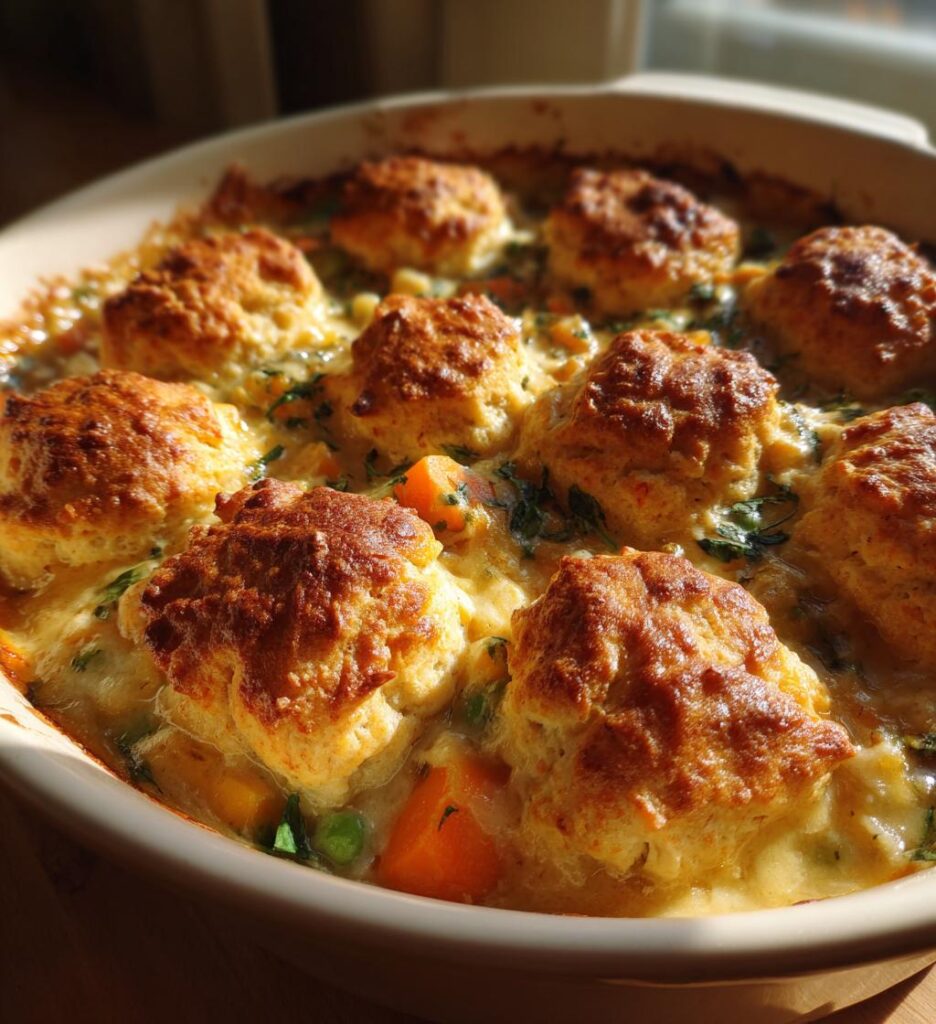 Chicken Biscuit Casserole