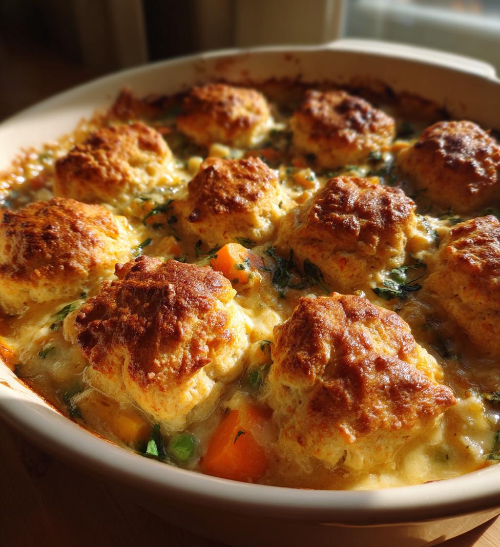 Chicken Biscuit Casserole