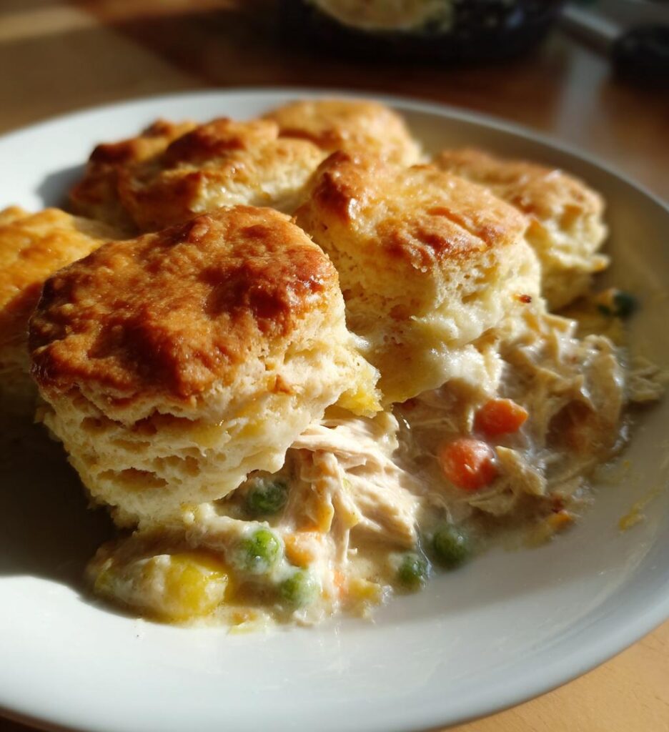 Chicken Cobbler Biscuits