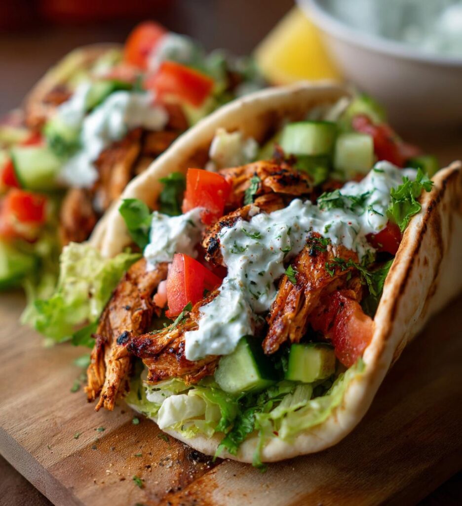 Chicken Gyros Tzatziki