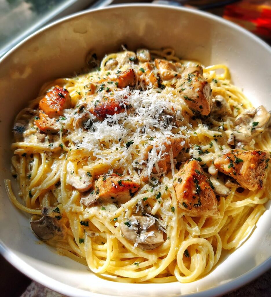 Chicken Mushroom Pasta