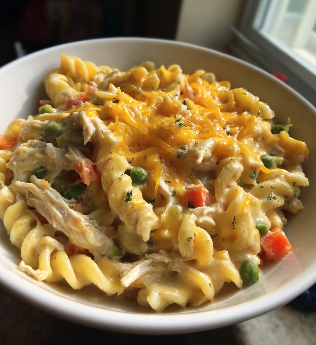 Chicken Pot Pie Pasta