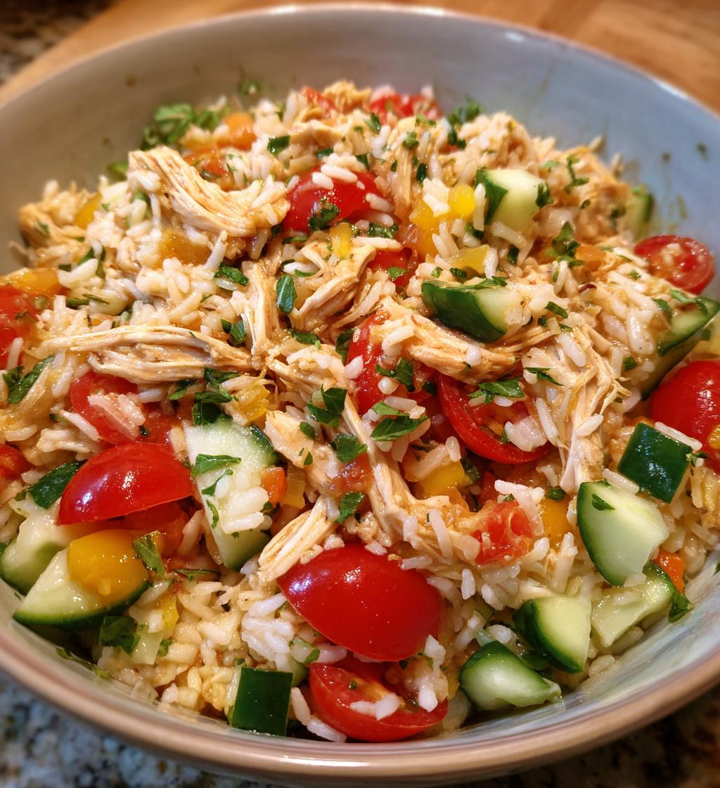 Chicken Rice Salad