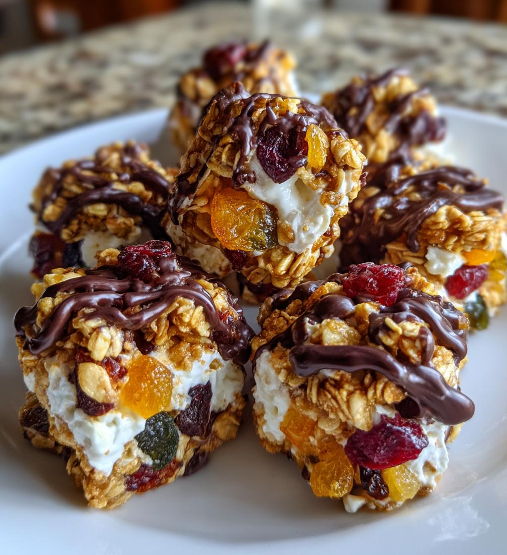 Chocolate Yogurt Clusters