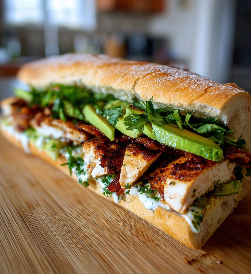 Cilantro Lime Chicken Sandwich