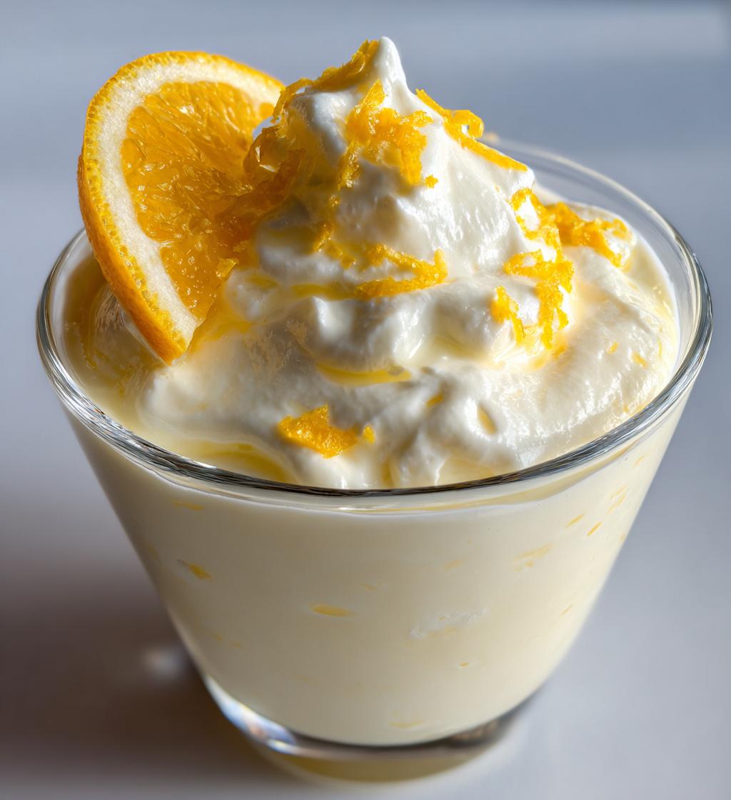 Citrus Cream Dessert
