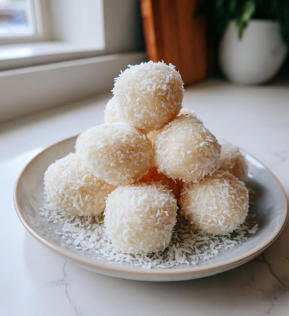 Coconut Balls Dessert