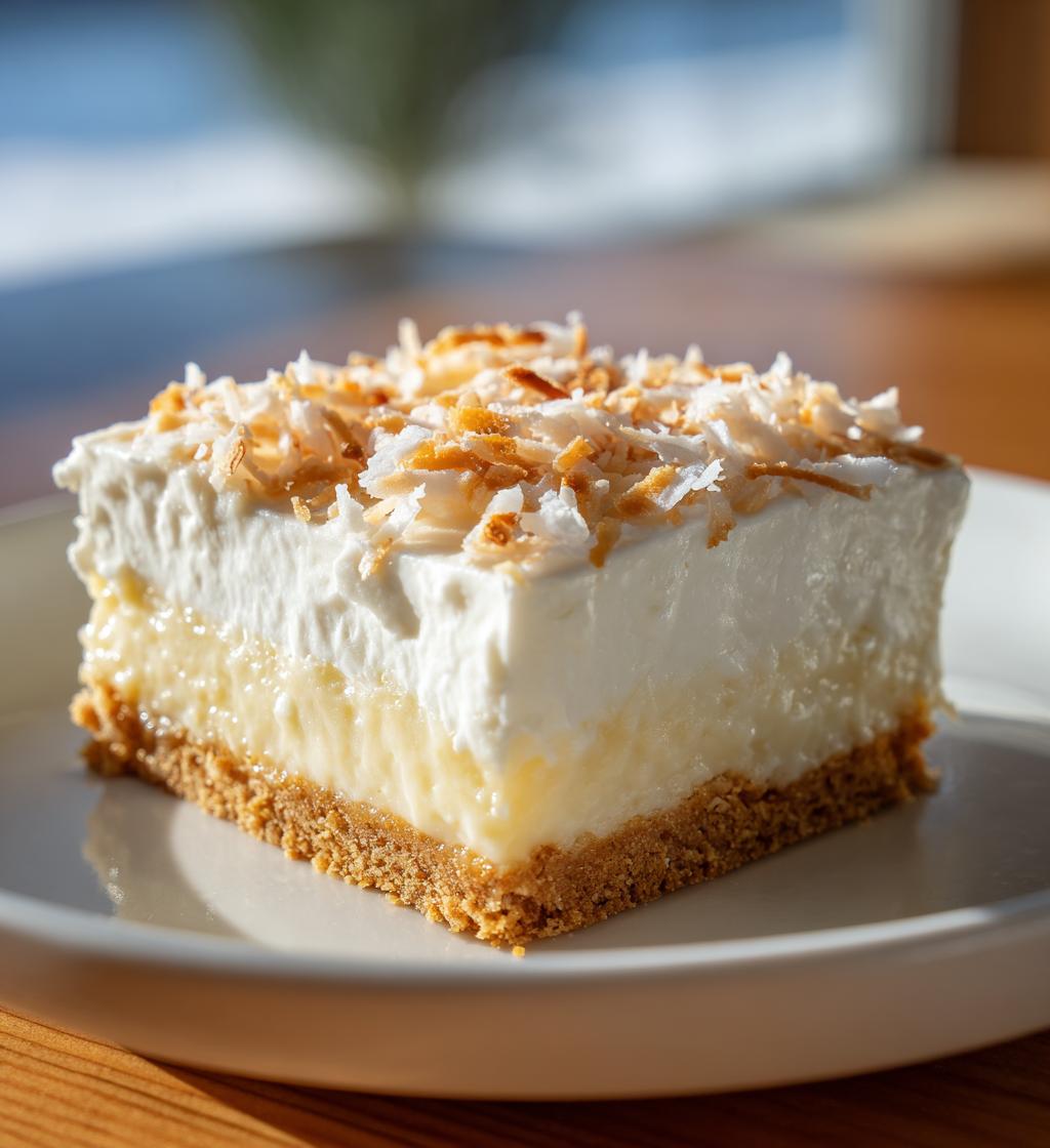 Coconut Cream Bars