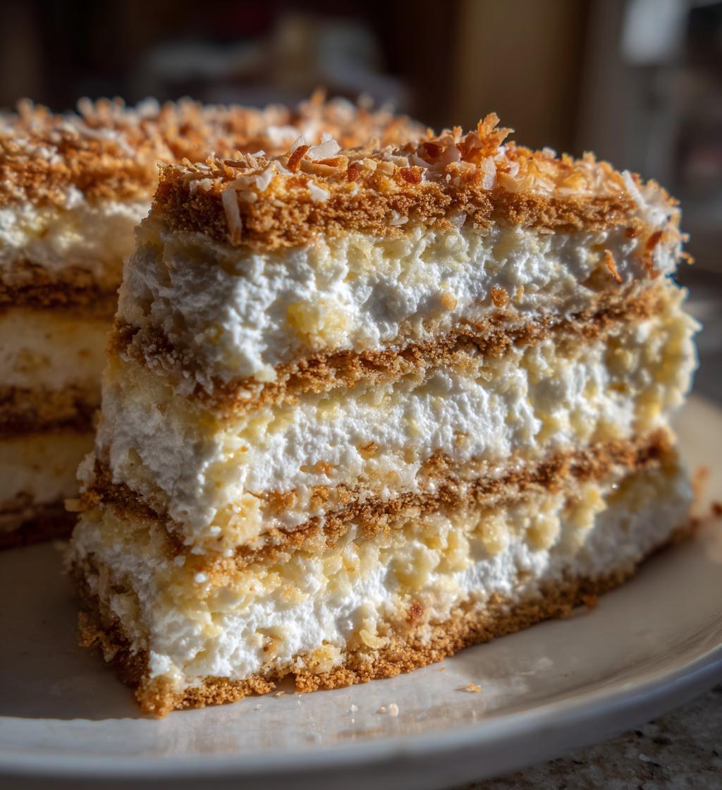 Coconut Icebox Cake