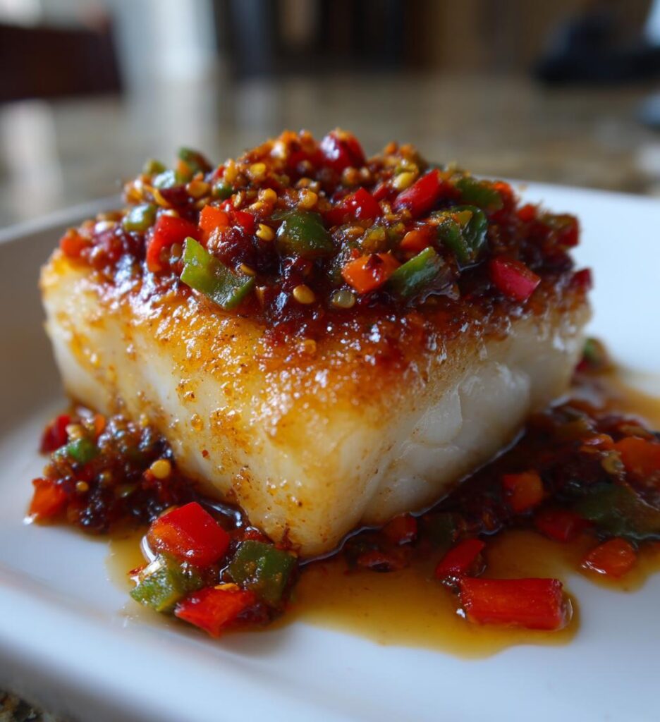 Cod Pepper Sauce