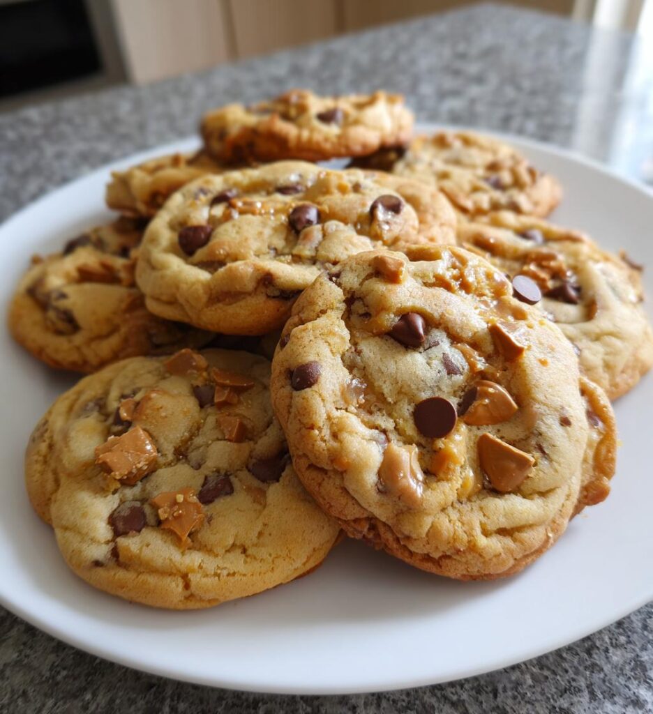 Coffee Toffee Cookies
