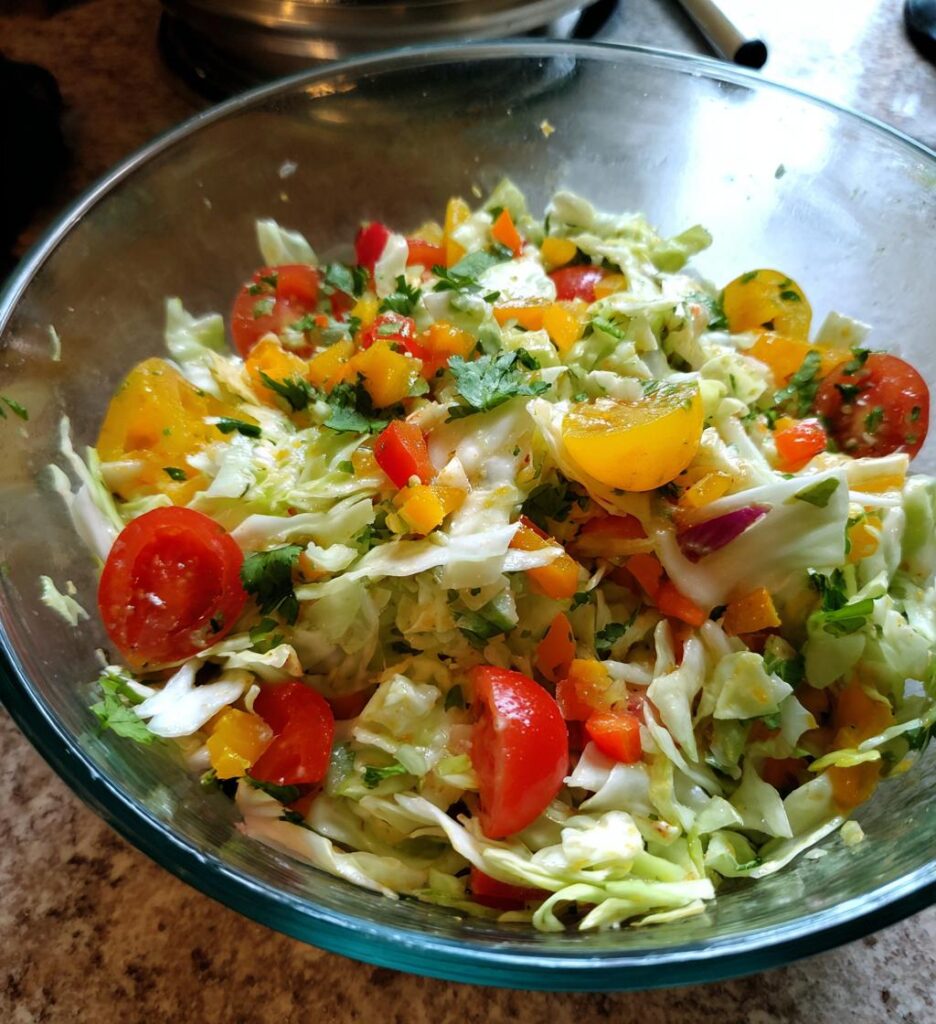 Cowboy Cabbage Salad