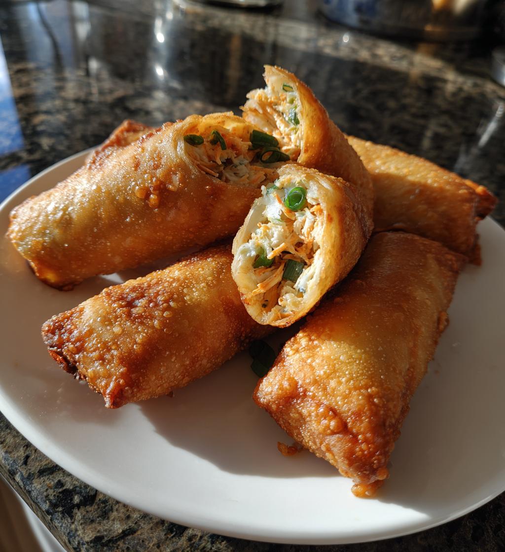 Crab Rangoon Egg Rolls