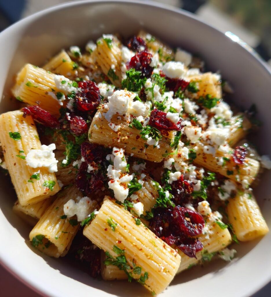 Cranberry Rigatoni Salad