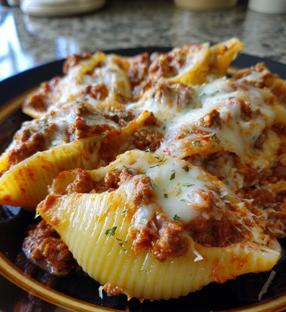Creamy Beef Shells