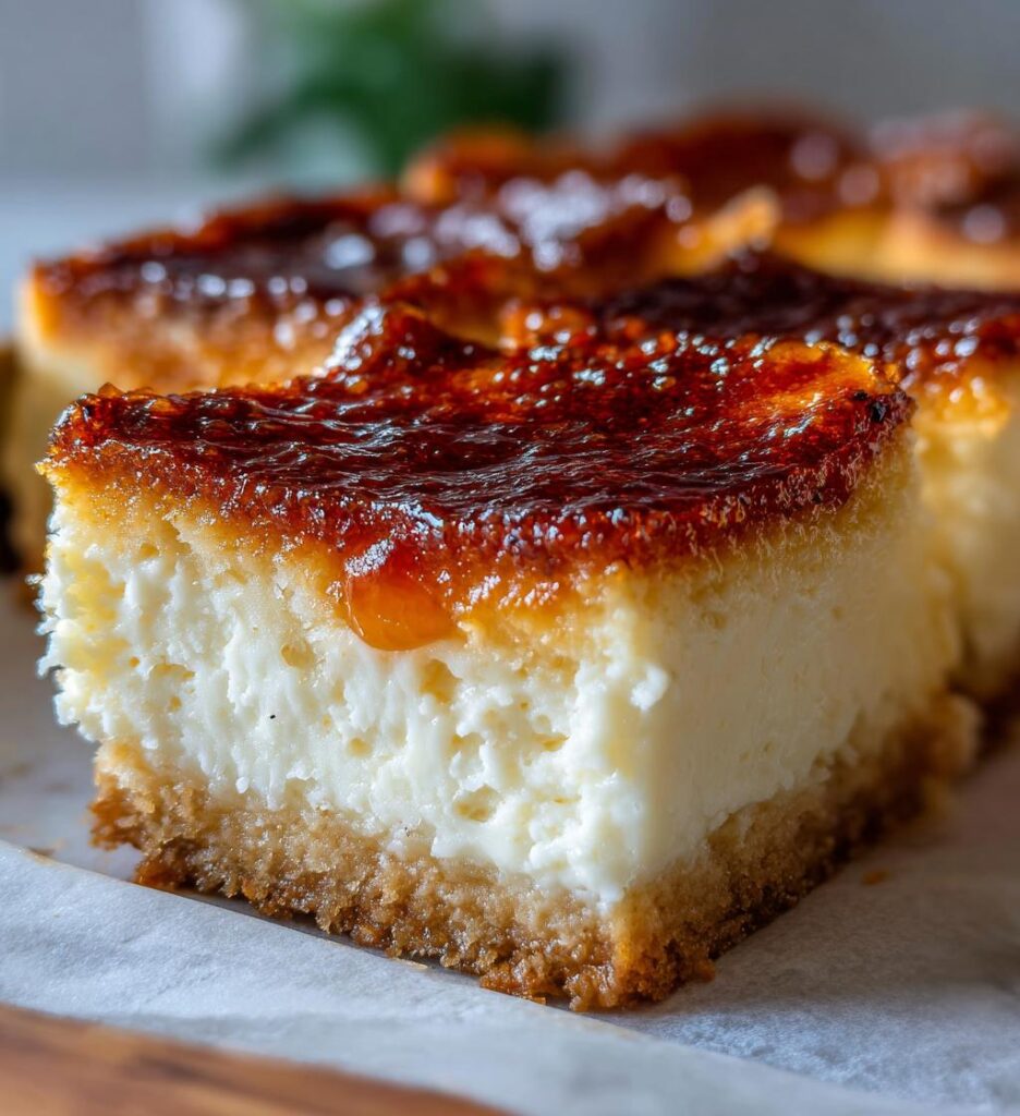 Creme Brulee Cheesecake Bars
