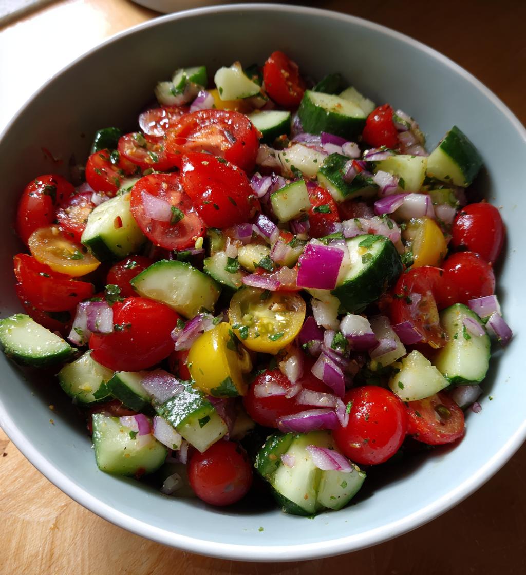 Cucumber Pasta Salad