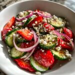 Cucumber Strawberry Salad