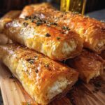 Feta Rolls Honey