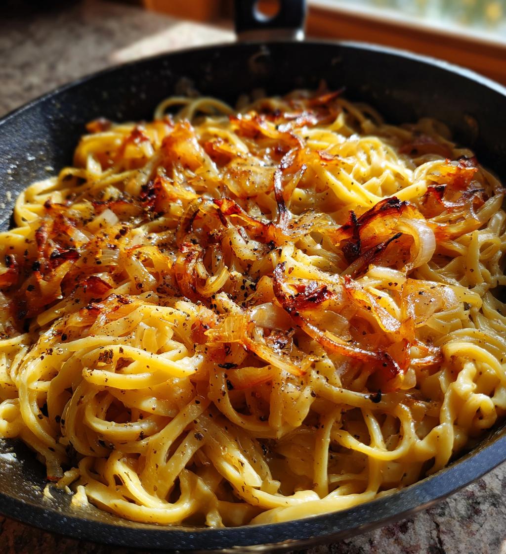 French Onion Butter Pasta