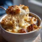 French Onion Pasta Soup