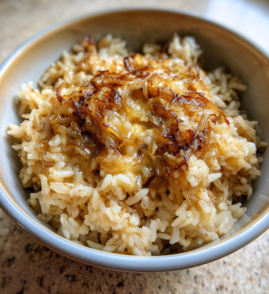 French Onion Rice