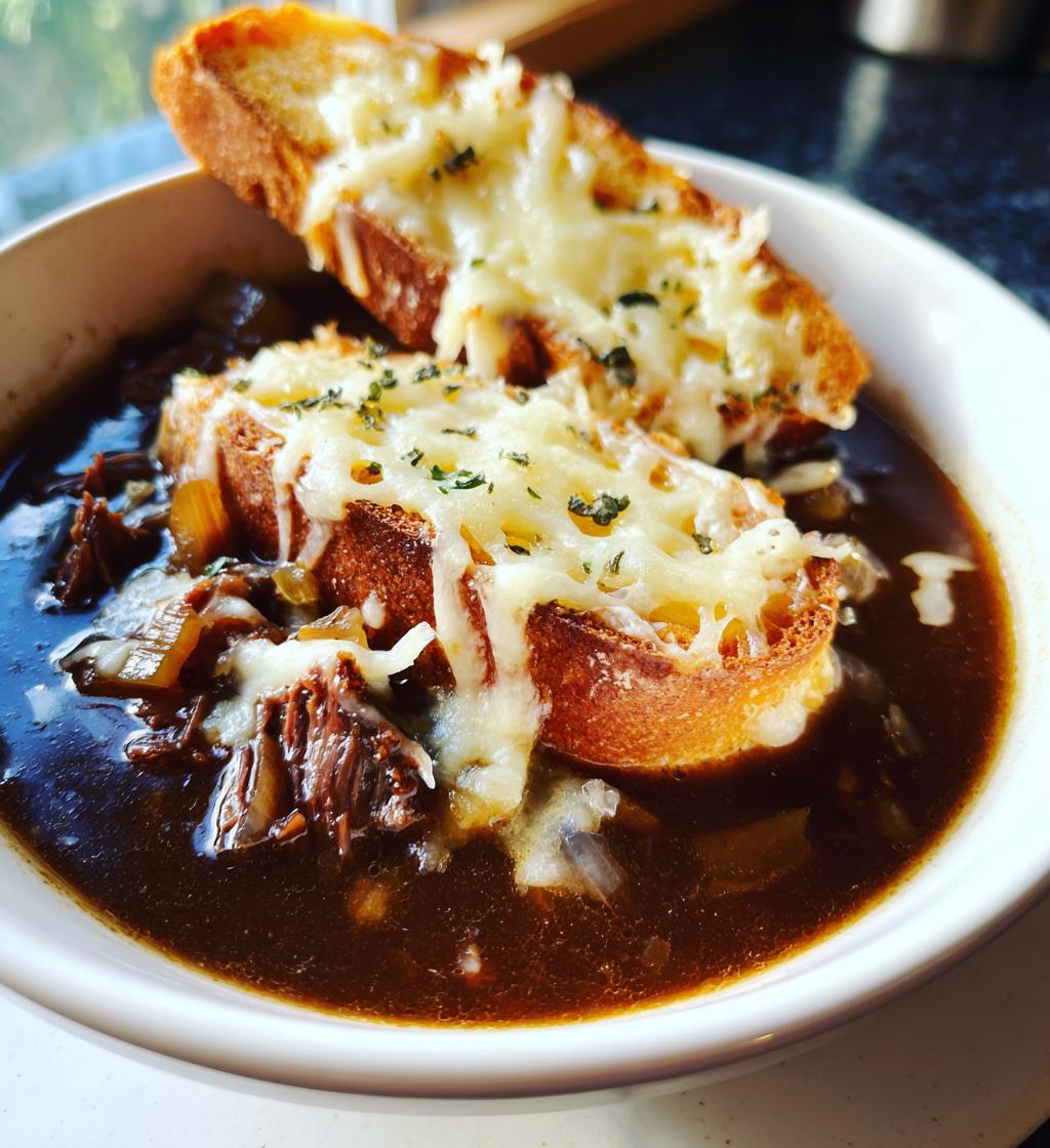 French Onion Short Rib Soup