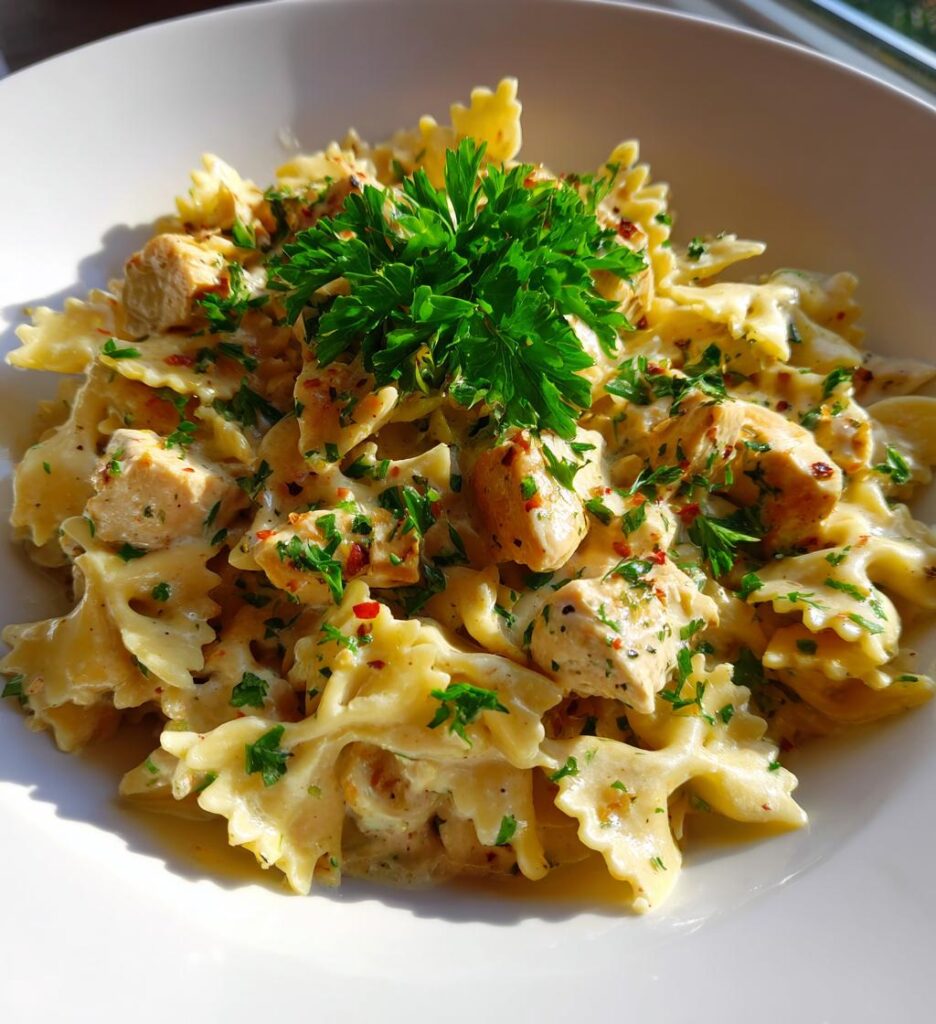 Garlic Butter Chicken Pasta