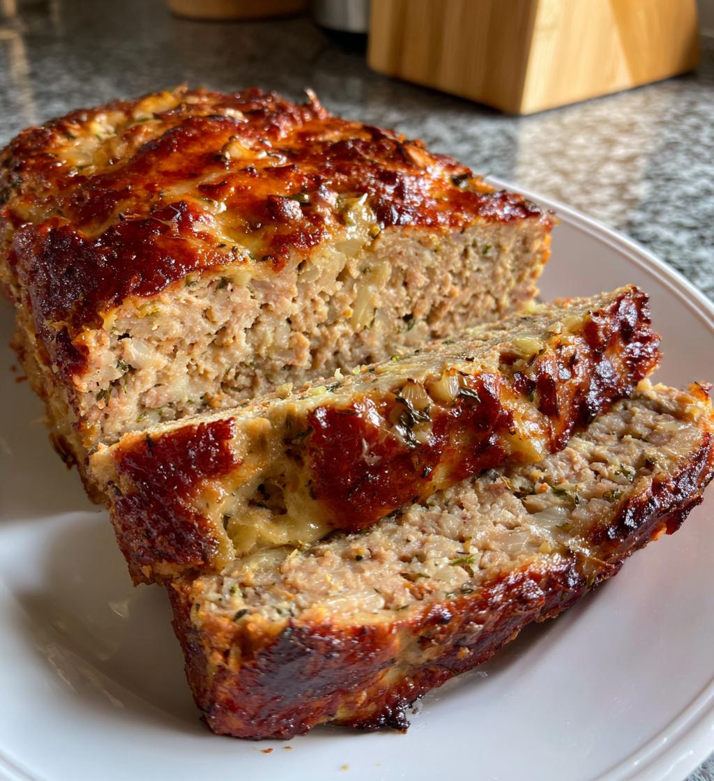 Garlic Parmesan Meatloaf