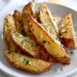 Garlic Parmesan Potato Wedges