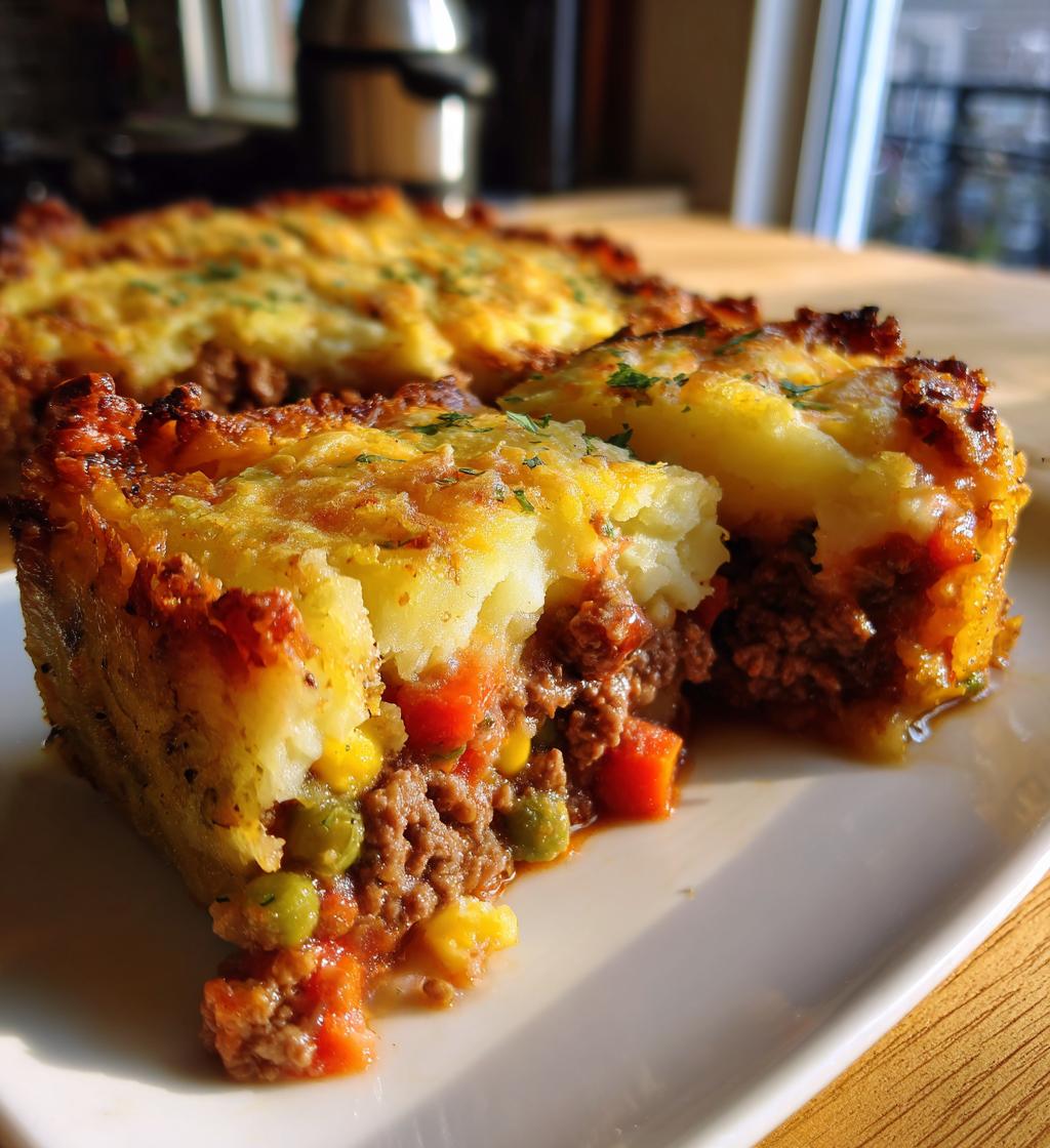 Ground Beef Potato Pie