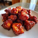 Hot Honey Salmon Bites