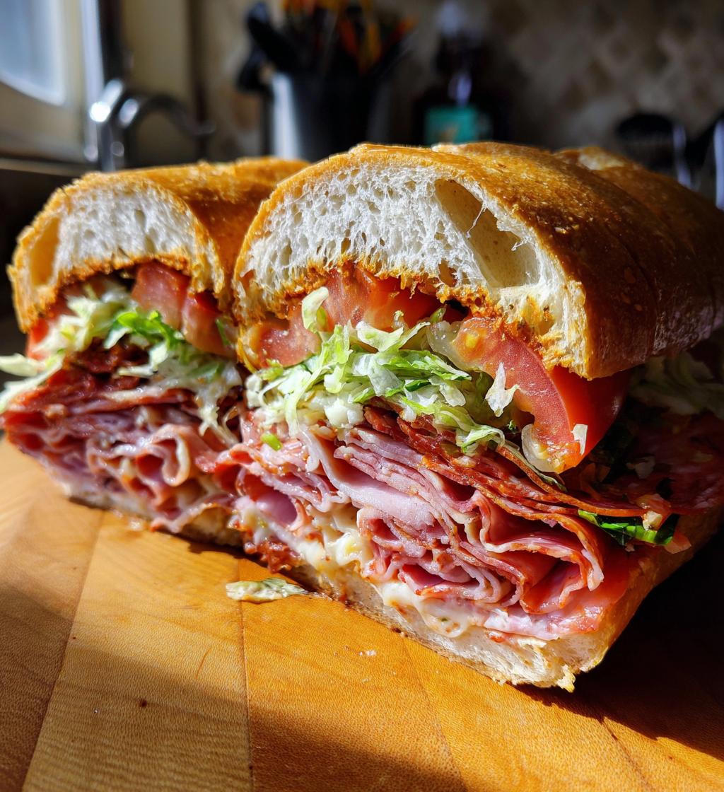 Italian Grinder Sandwich