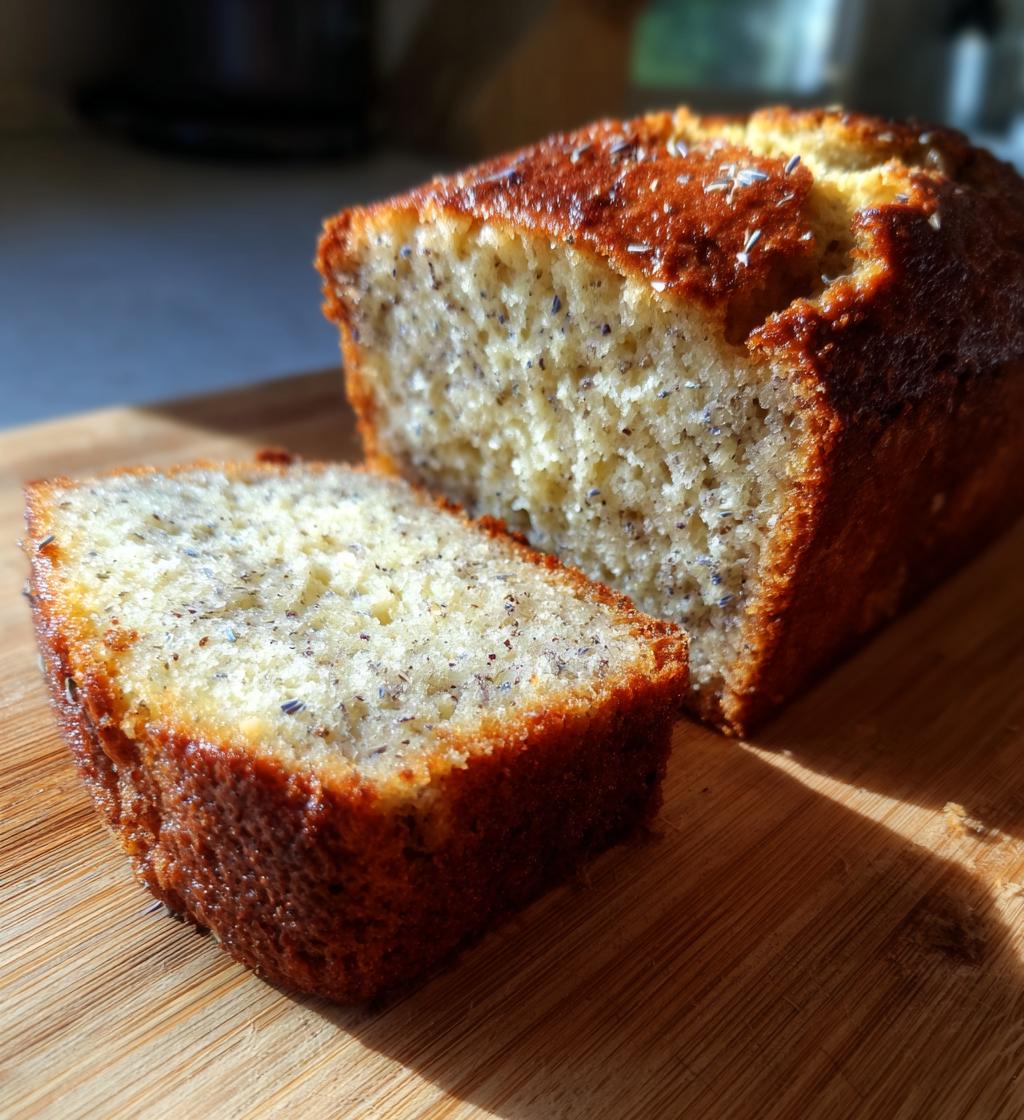 Lavender Banana Bread
