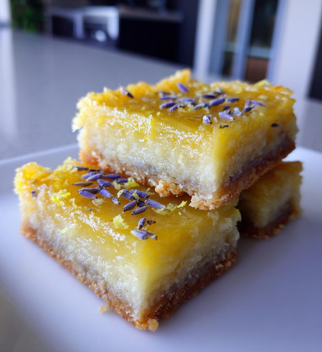 Lavender Lemon Bars