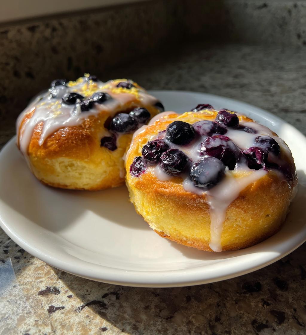 Lemon Blueberry Buns