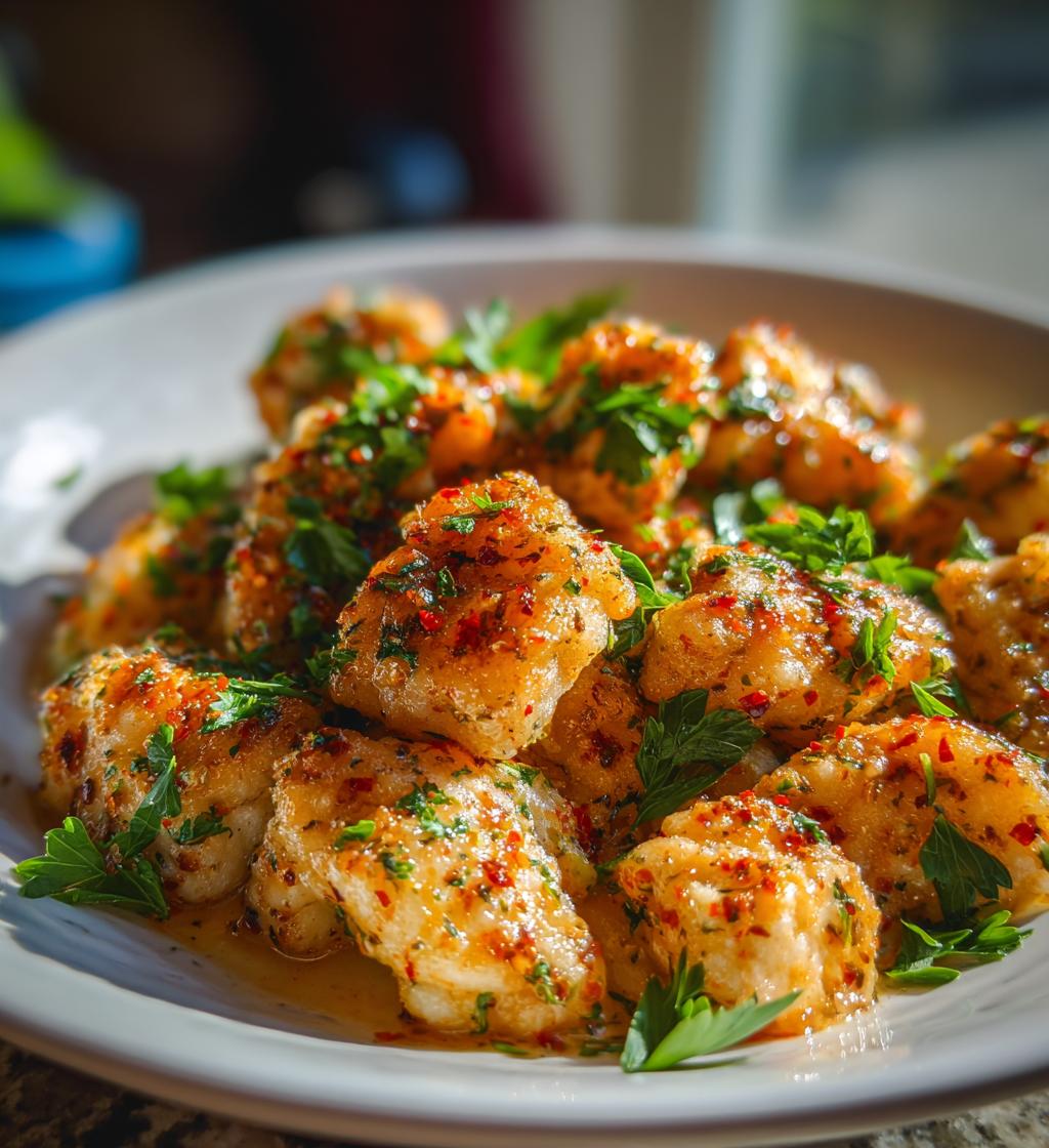 Lemon Butter Fish Bites