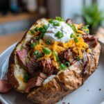 Loaded Steak Potato