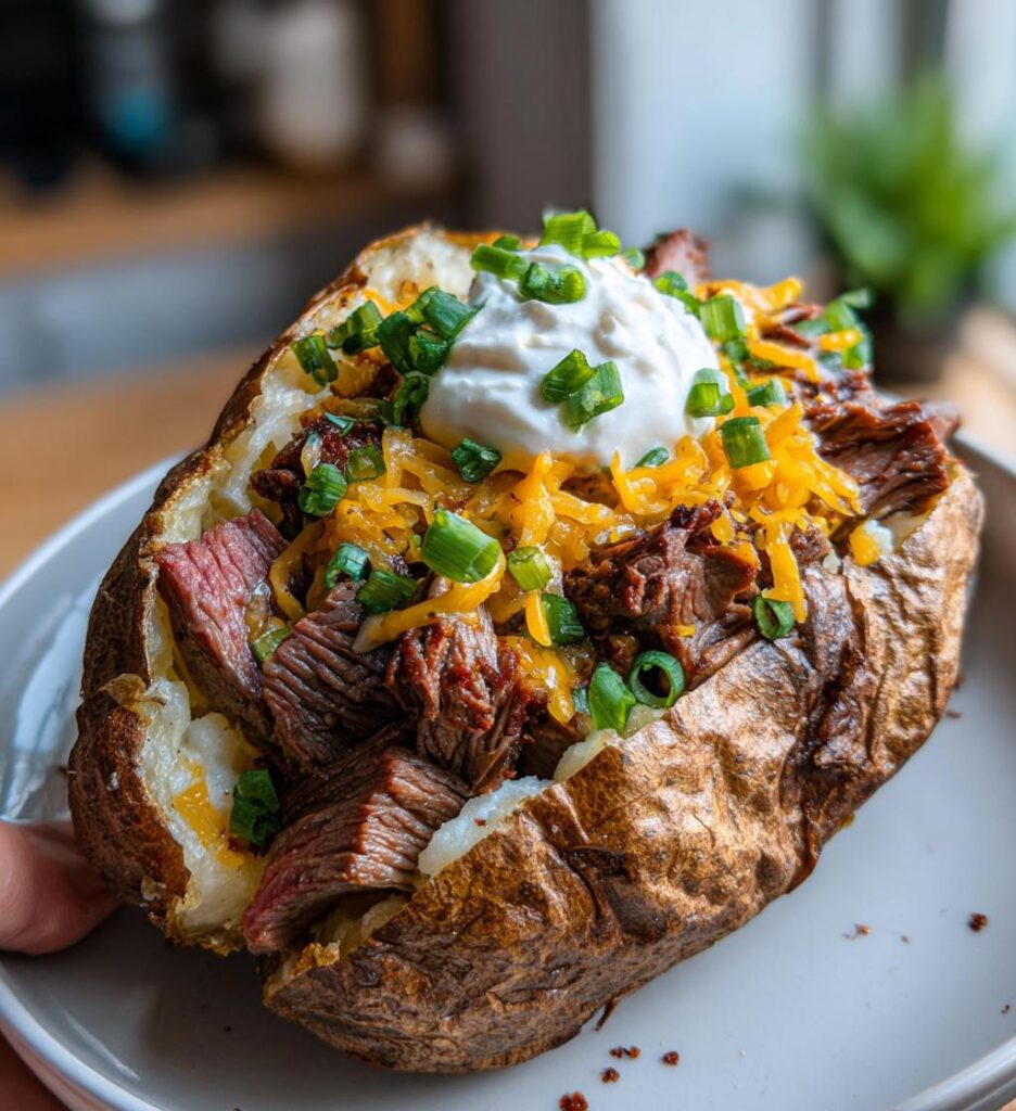 Loaded Steak Potato