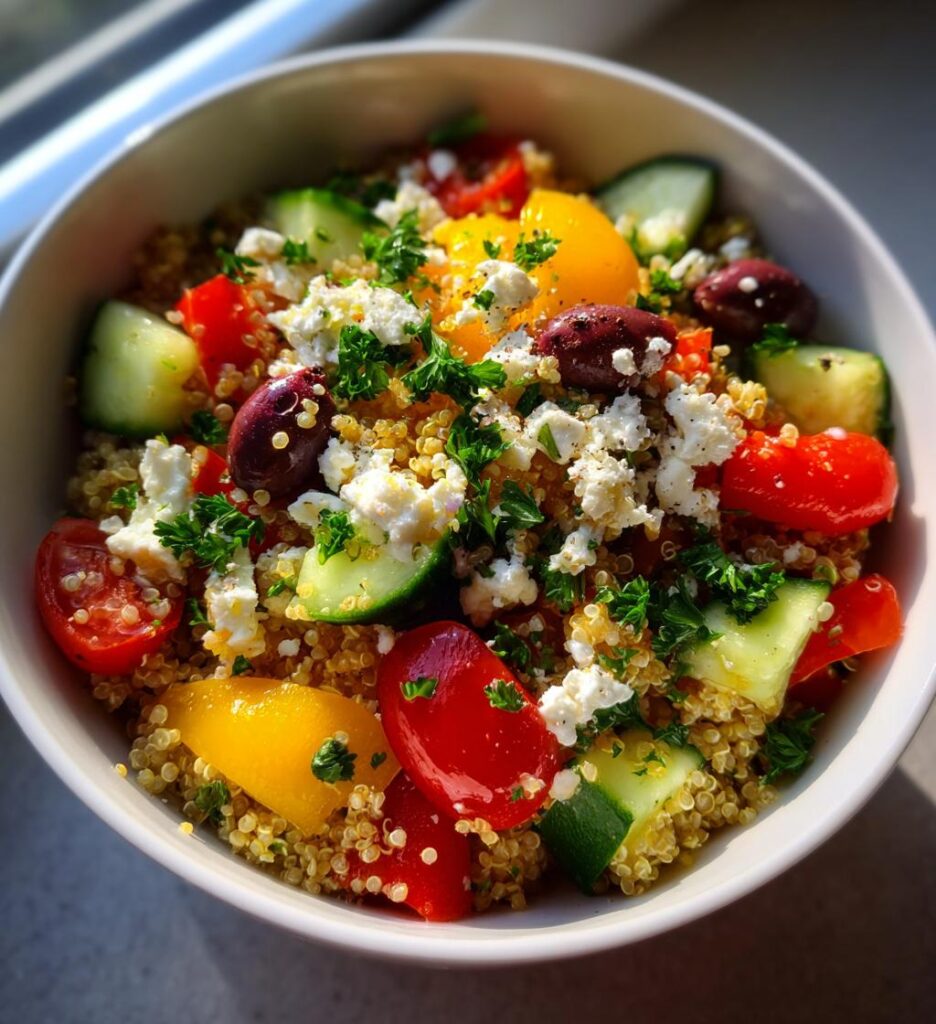 Mediterranean Quinoa Bowl