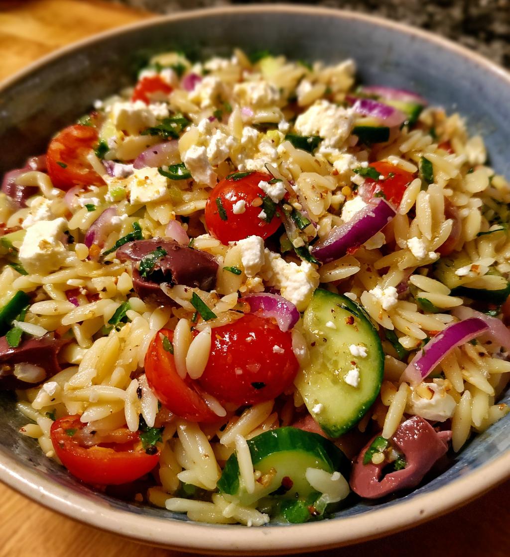 Orzo Salad Feta
