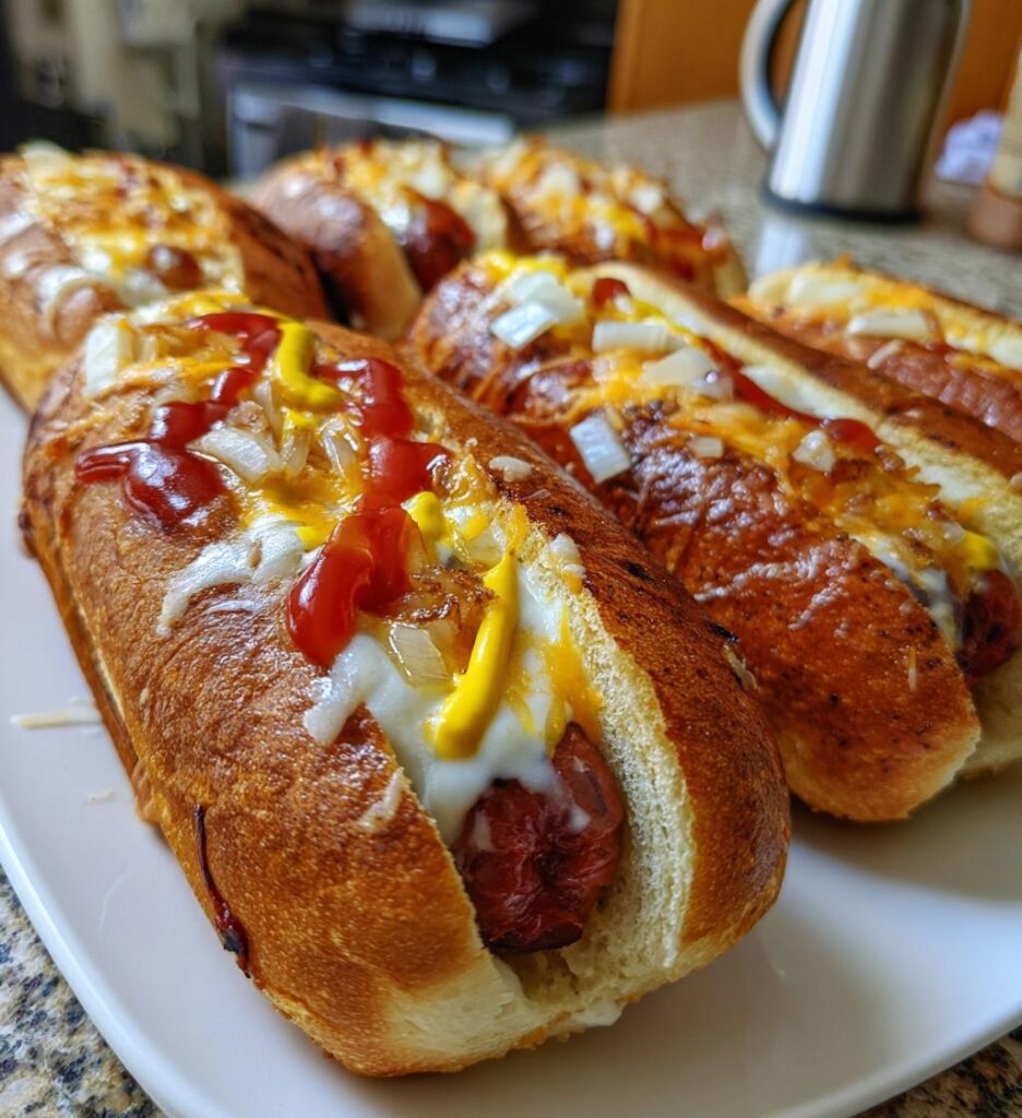 Oven Baked Hot Dogs