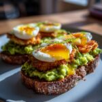 Panko Crusted Eggs Avocado Toast