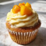 Peach Cream Cupcakes