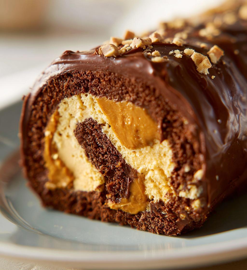 Peanut Butter Chocolate Roll