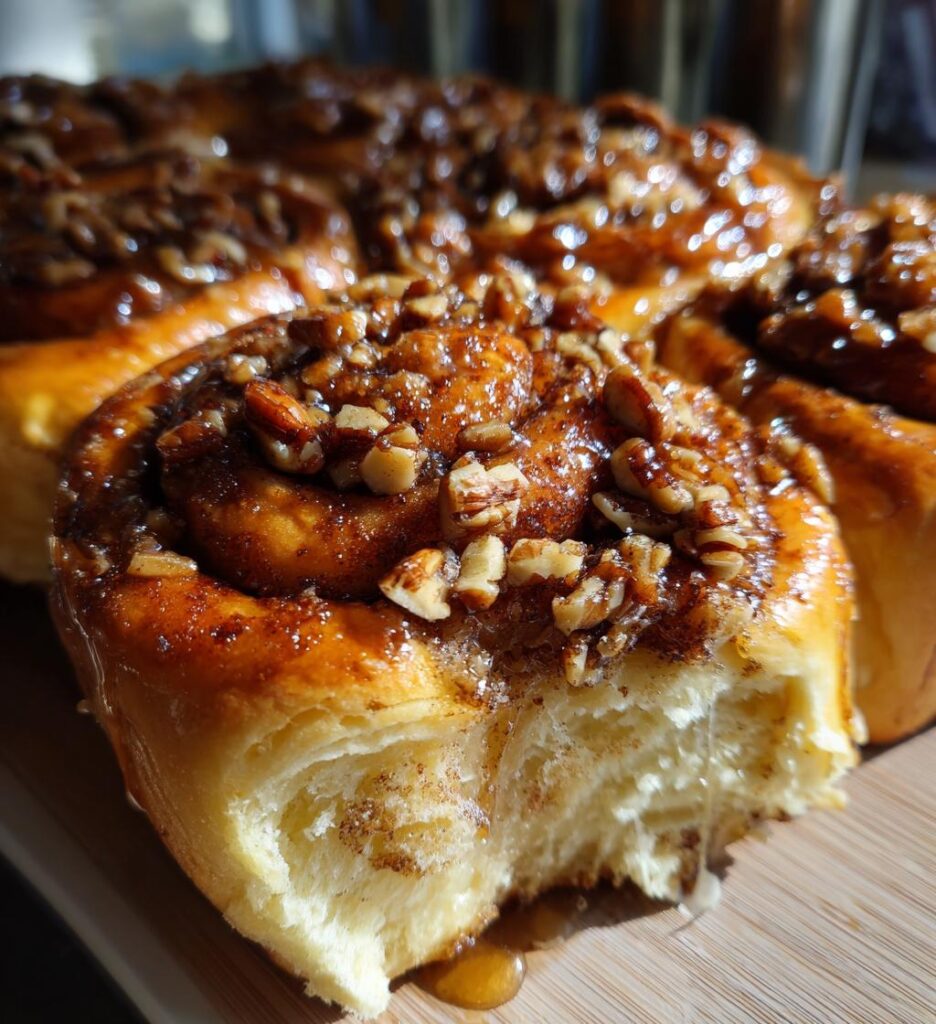 Pecan Pie Cinnamon Rolls