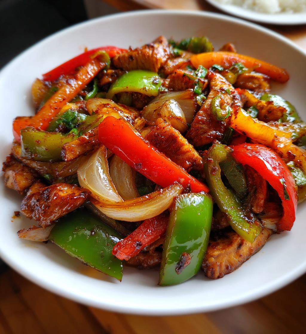 Pepper Chicken Stir Fry