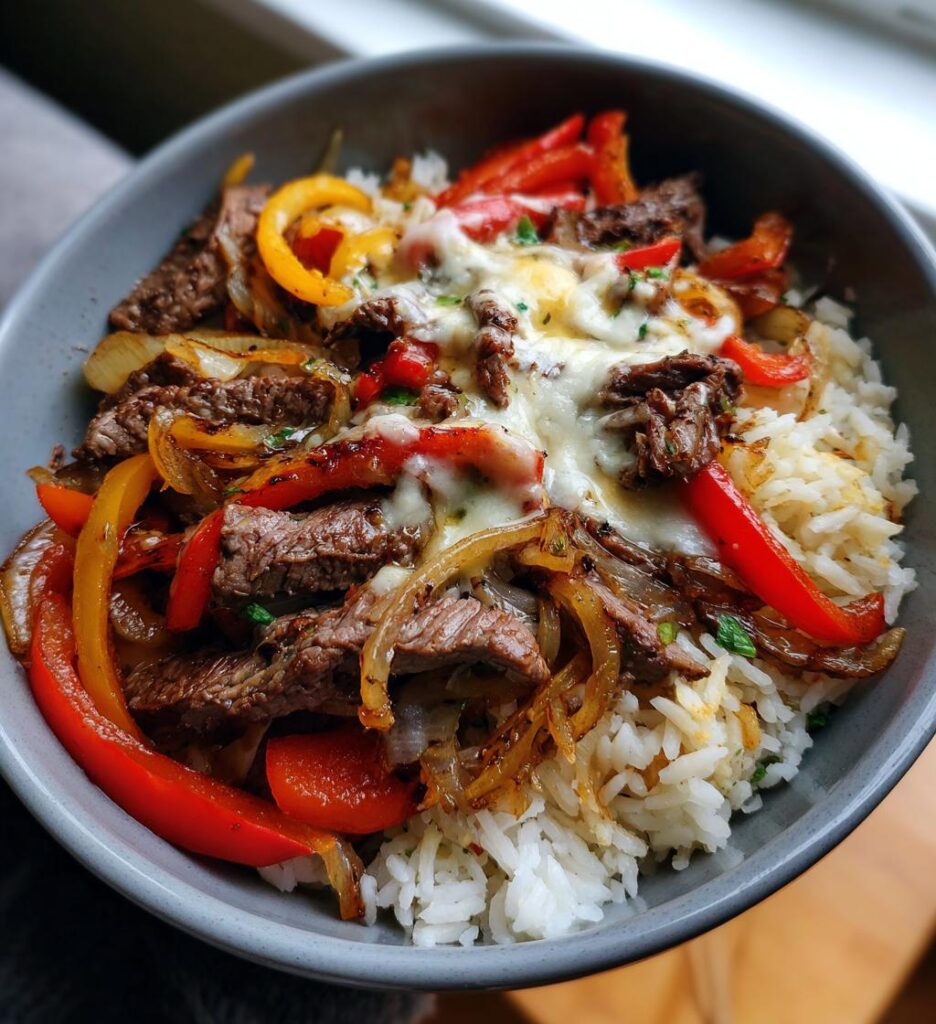 Philly Cheesesteak Bowls