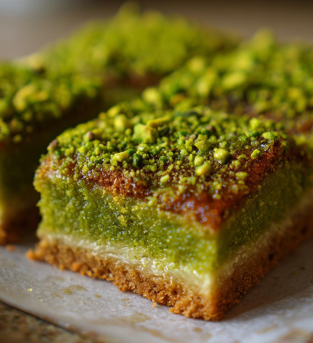 Pistachio Bars