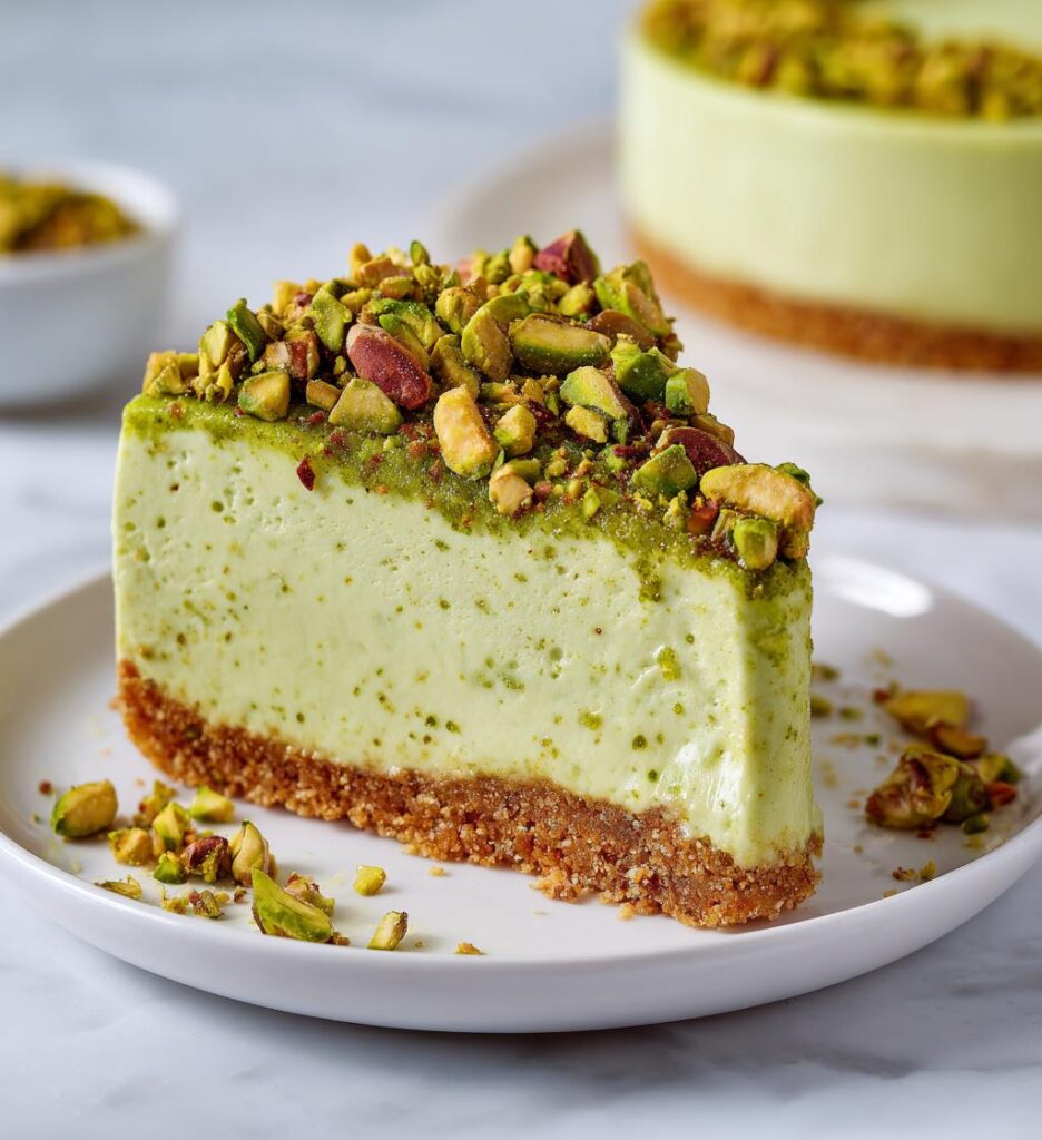 Pistachio Cheesecake No Bake